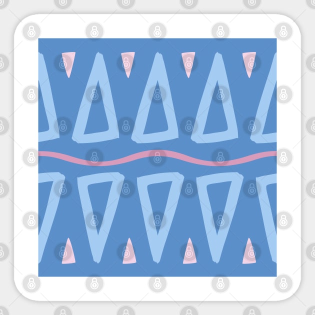 TriPattern #1 Sticker by TheActionPixel